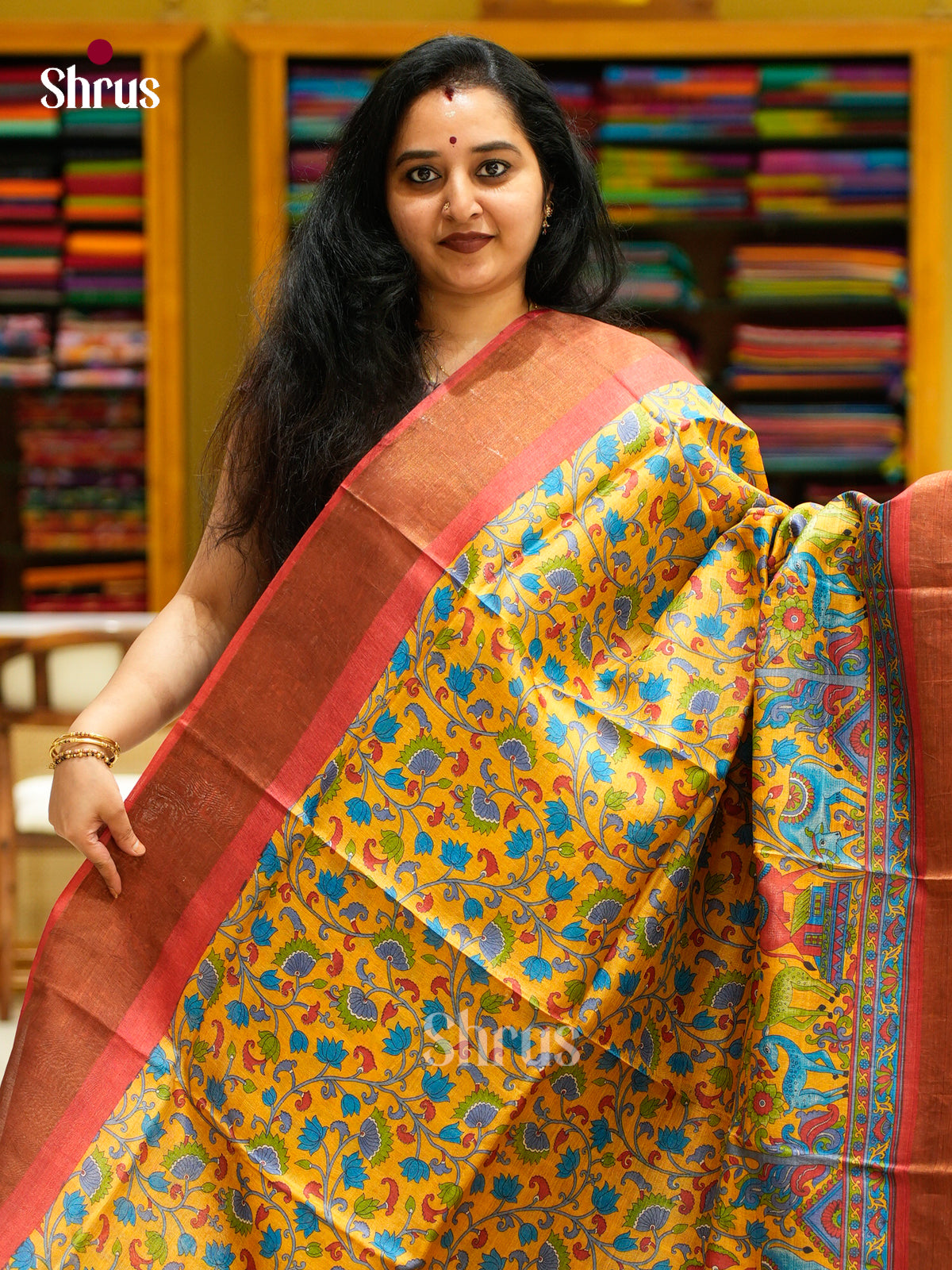 Tussar Saree - EES30221 - Shop on Shrus.com