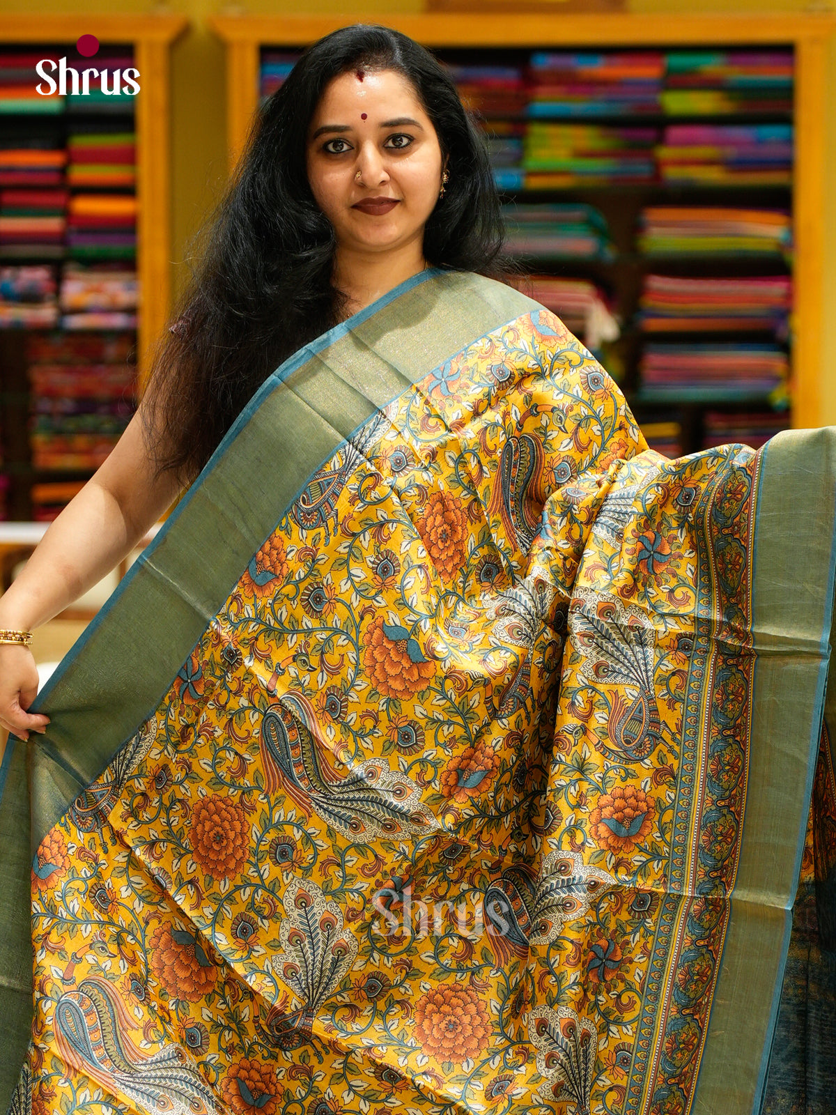 Tussar Saree - EES30243 - Shop on Shrus.com