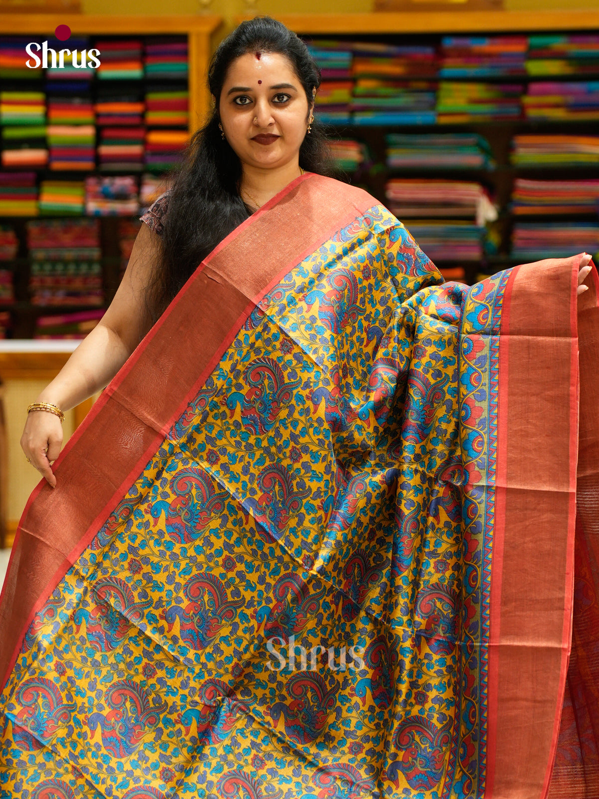 Tussar Saree - EES30244 - Shop on Shrus.com