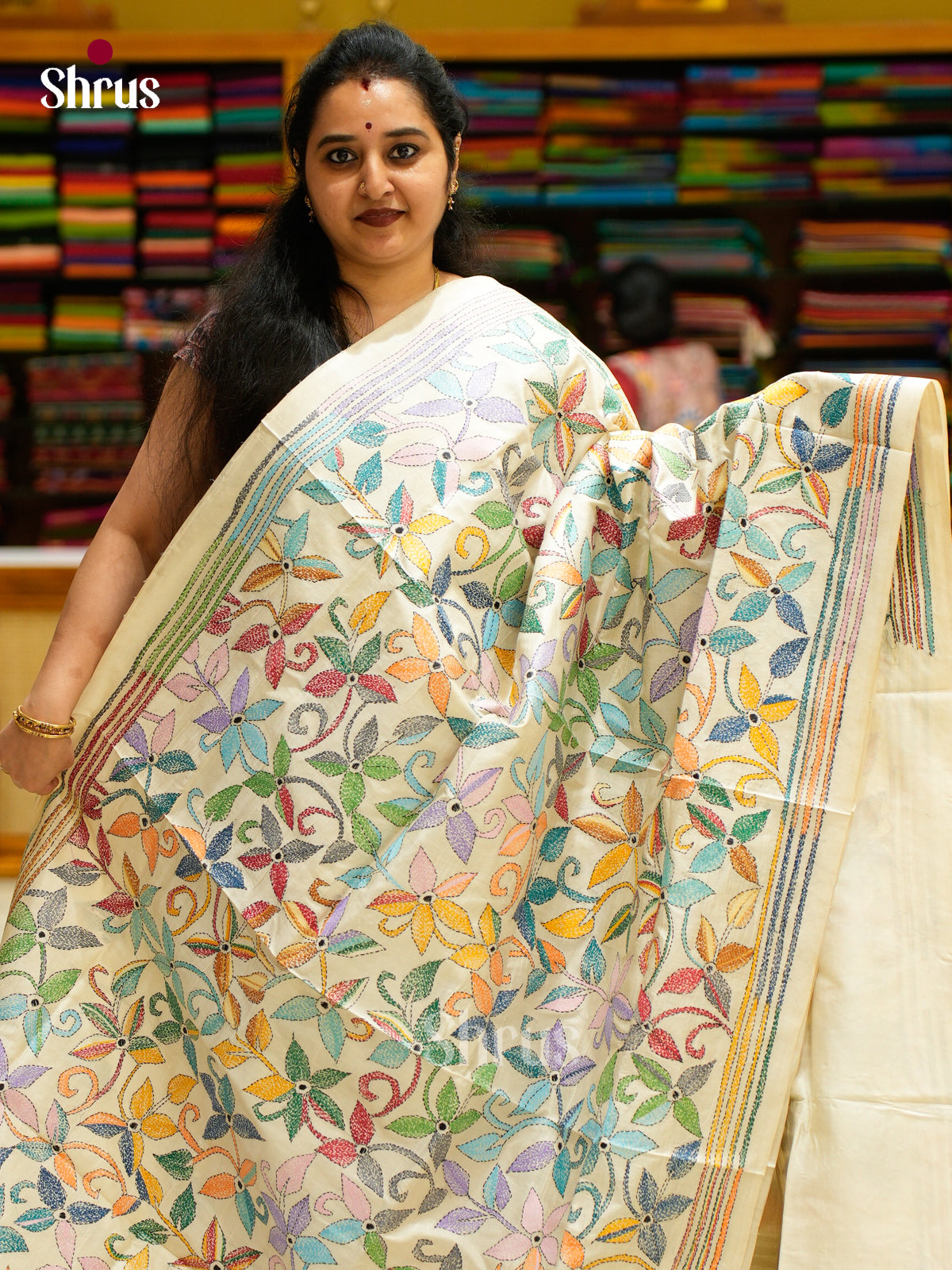 Tussar Saree - EES30254 - Shop on Shrus.com