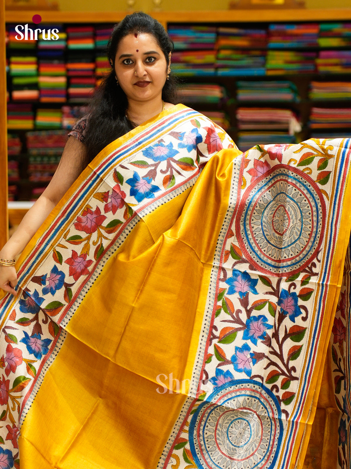 Tussar Saree - EES30263 - Shop on Shrus.com