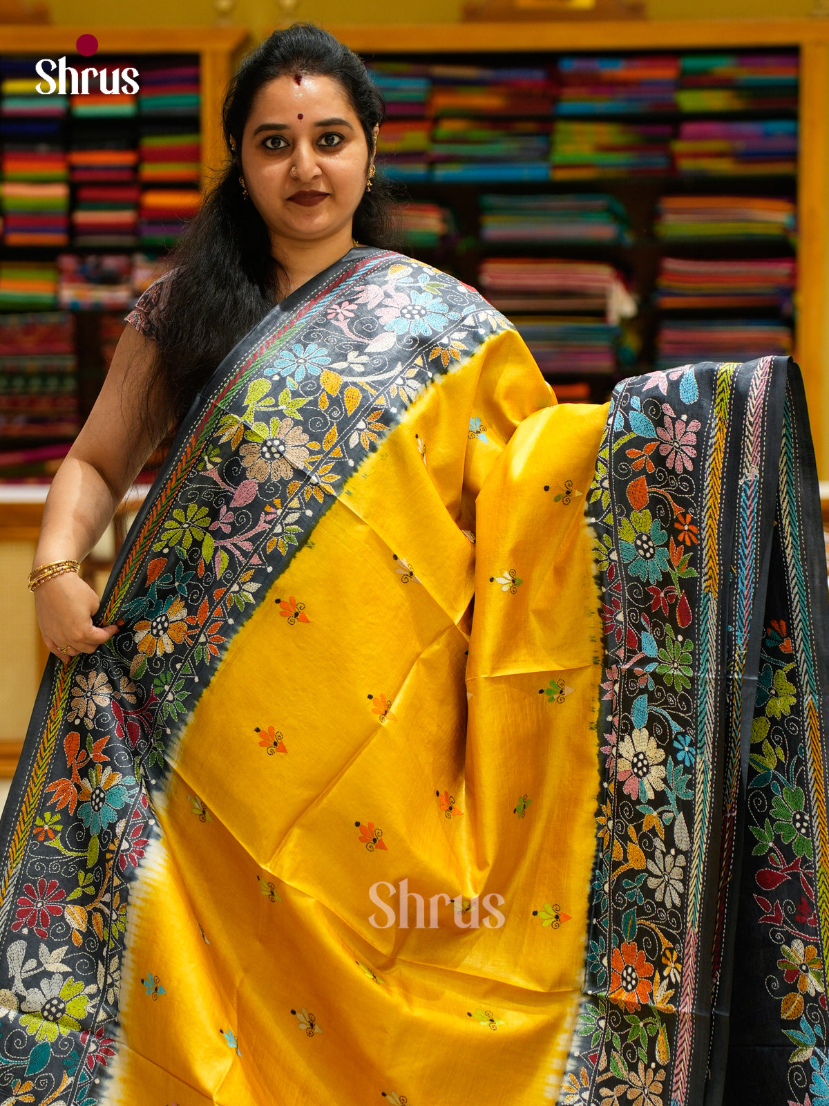 Tussar Saree - EES30264 - Shop on Shrus.com