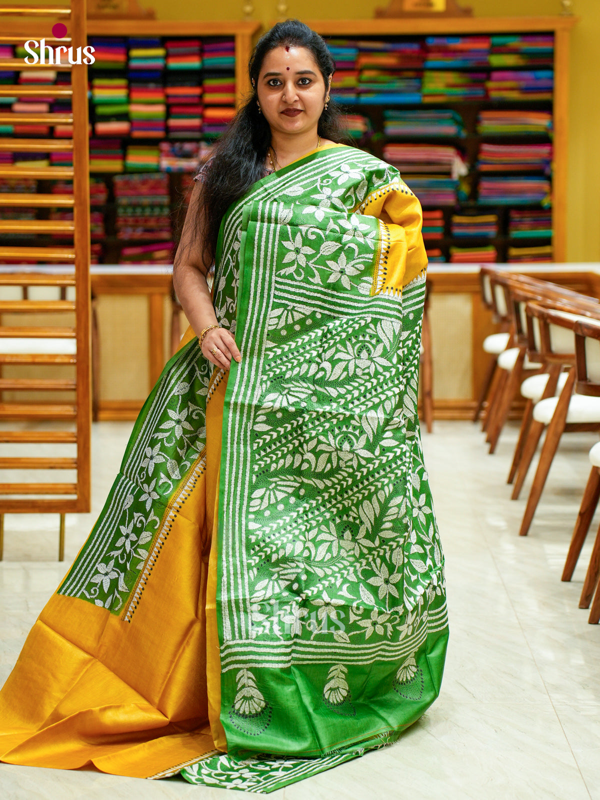 Tussar Saree - EES30265 - Shop on Shrus.com