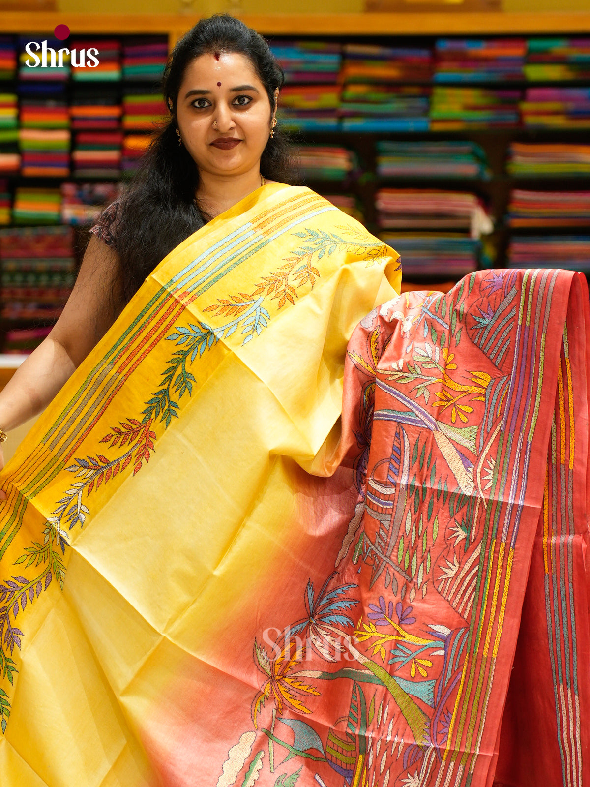 Tussar Saree - EES30268 - Shop on Shrus.com
