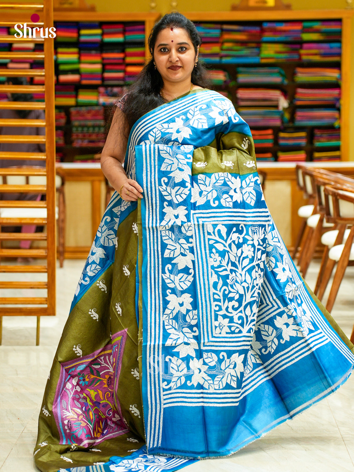 Tussar Saree - EES30270 - Shop on Shrus.com