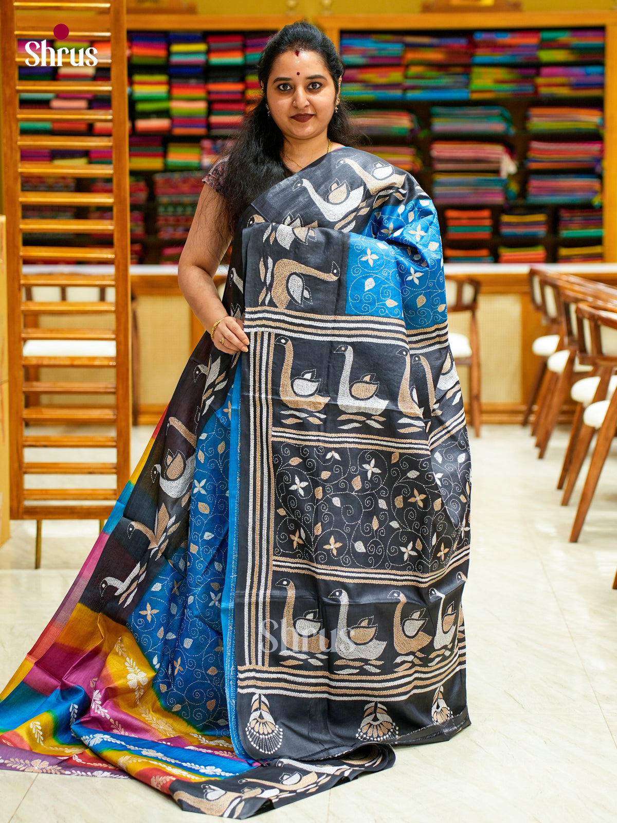 Tussar Saree - EES30272 - Shop on Shrus.com