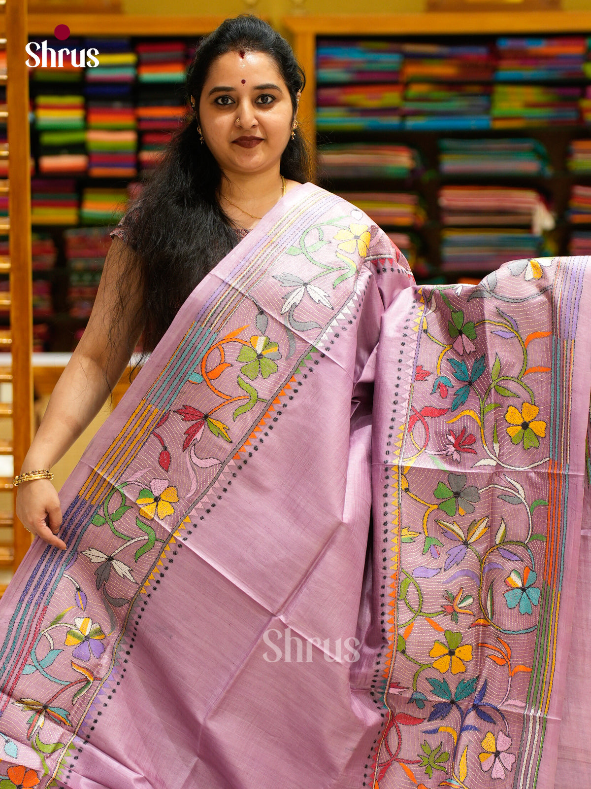 Tussar Saree - EES30274 - Shop on Shrus.com