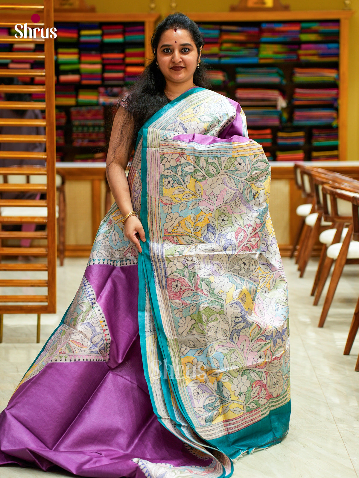 Tussar Saree - EES30277 - Shop on Shrus.com
