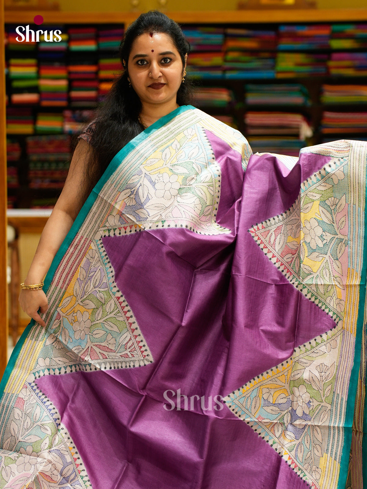 Tussar Saree - EES30277 - Shop on Shrus.com