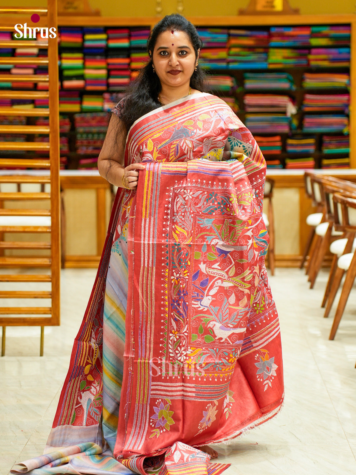 Tussar Saree - EES30290 - Shop on Shrus.com