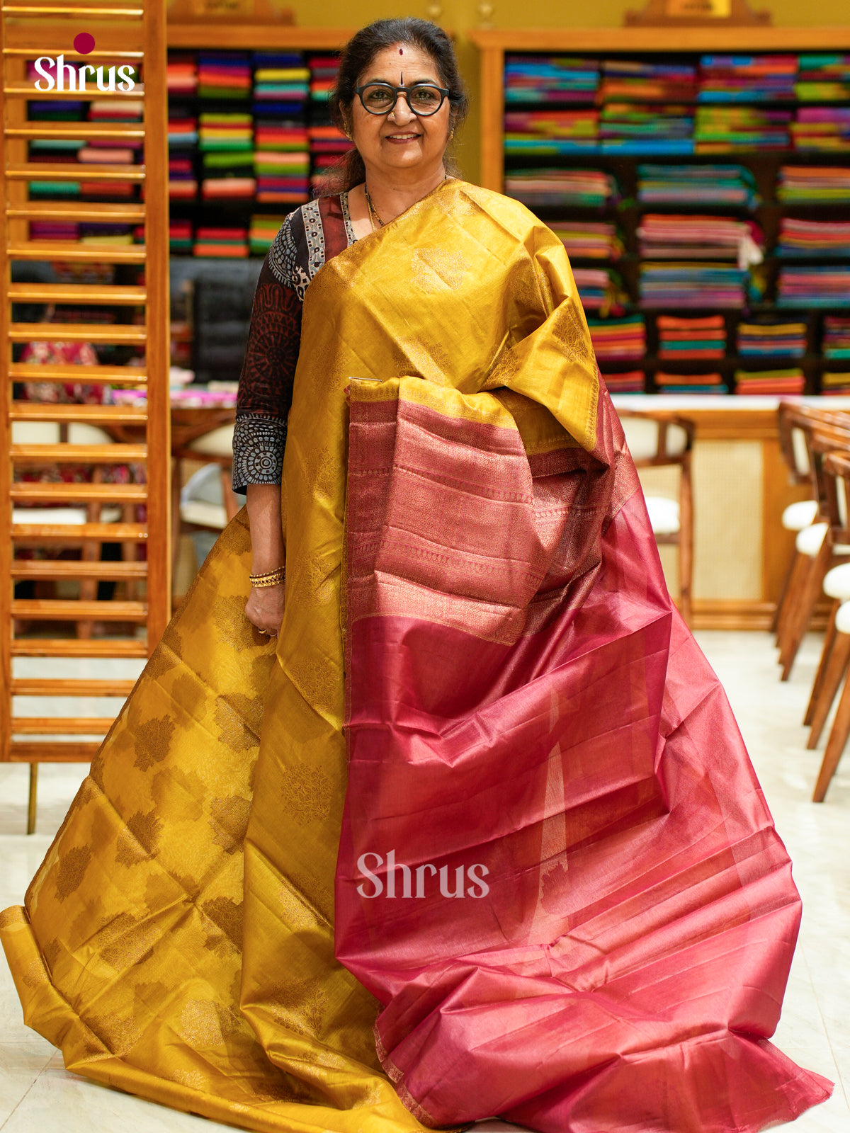 Tussar Saree - EES30301 - Shop on Shrus.com