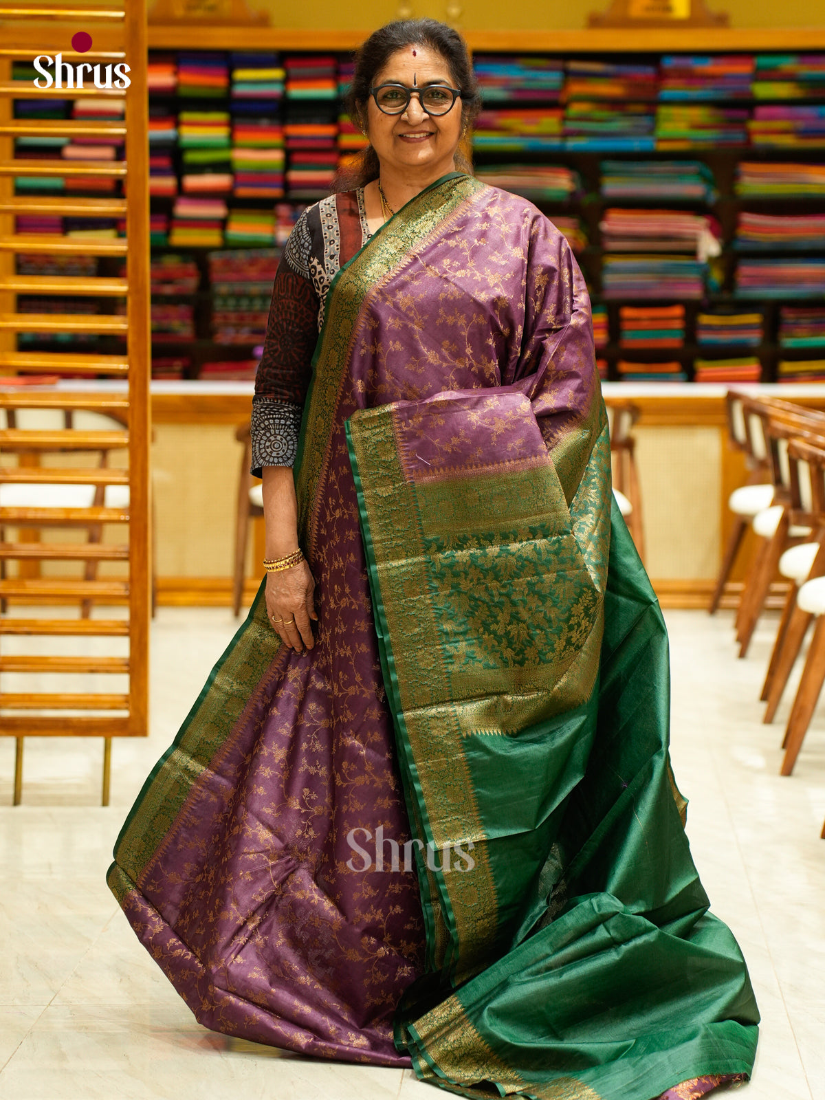 Tussar Saree - EES30305 - Shop on Shrus.com