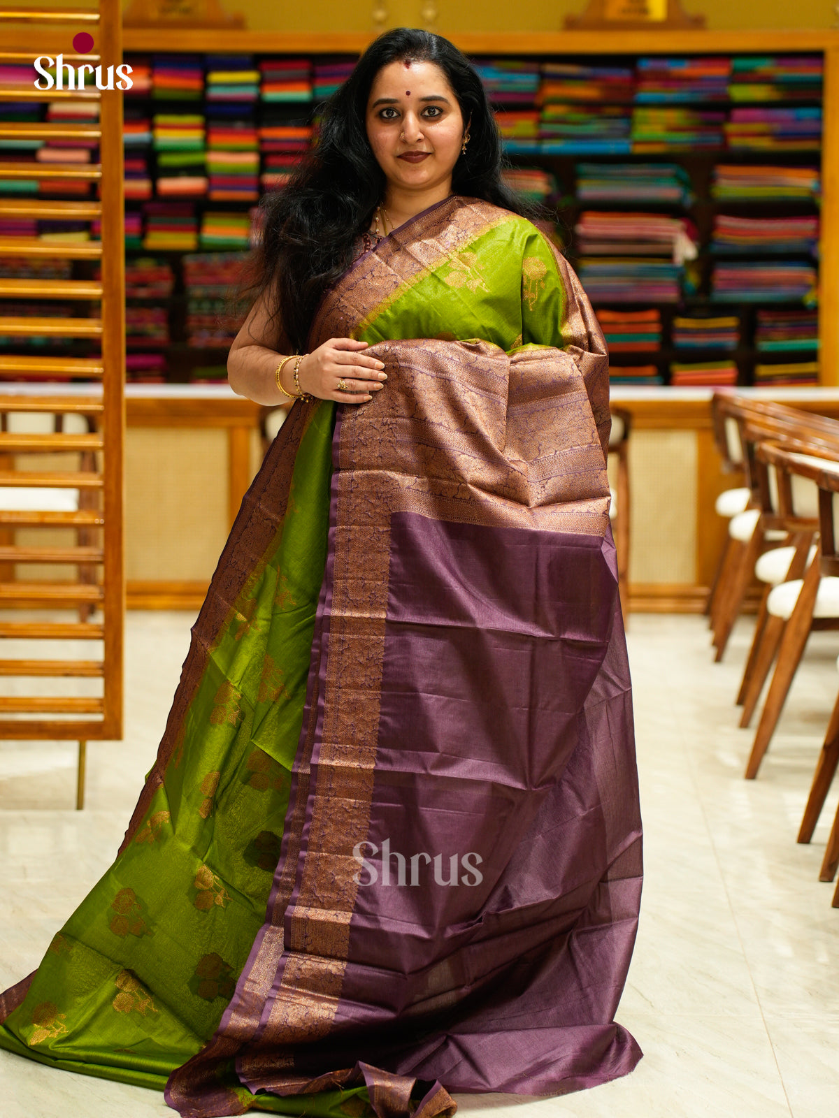 Tussar Saree - EES30307 - Shop on Shrus.com