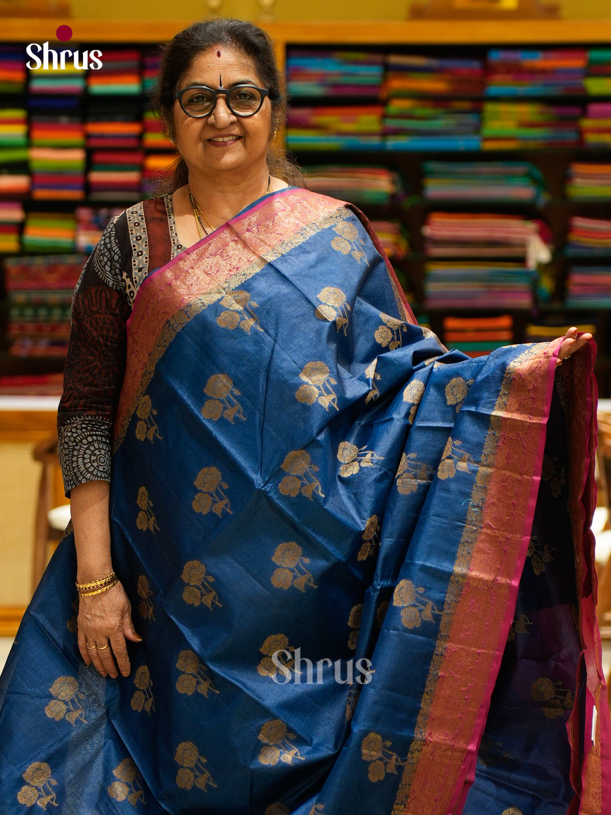 Tussar Saree - EES30318 - Shop on Shrus.com
