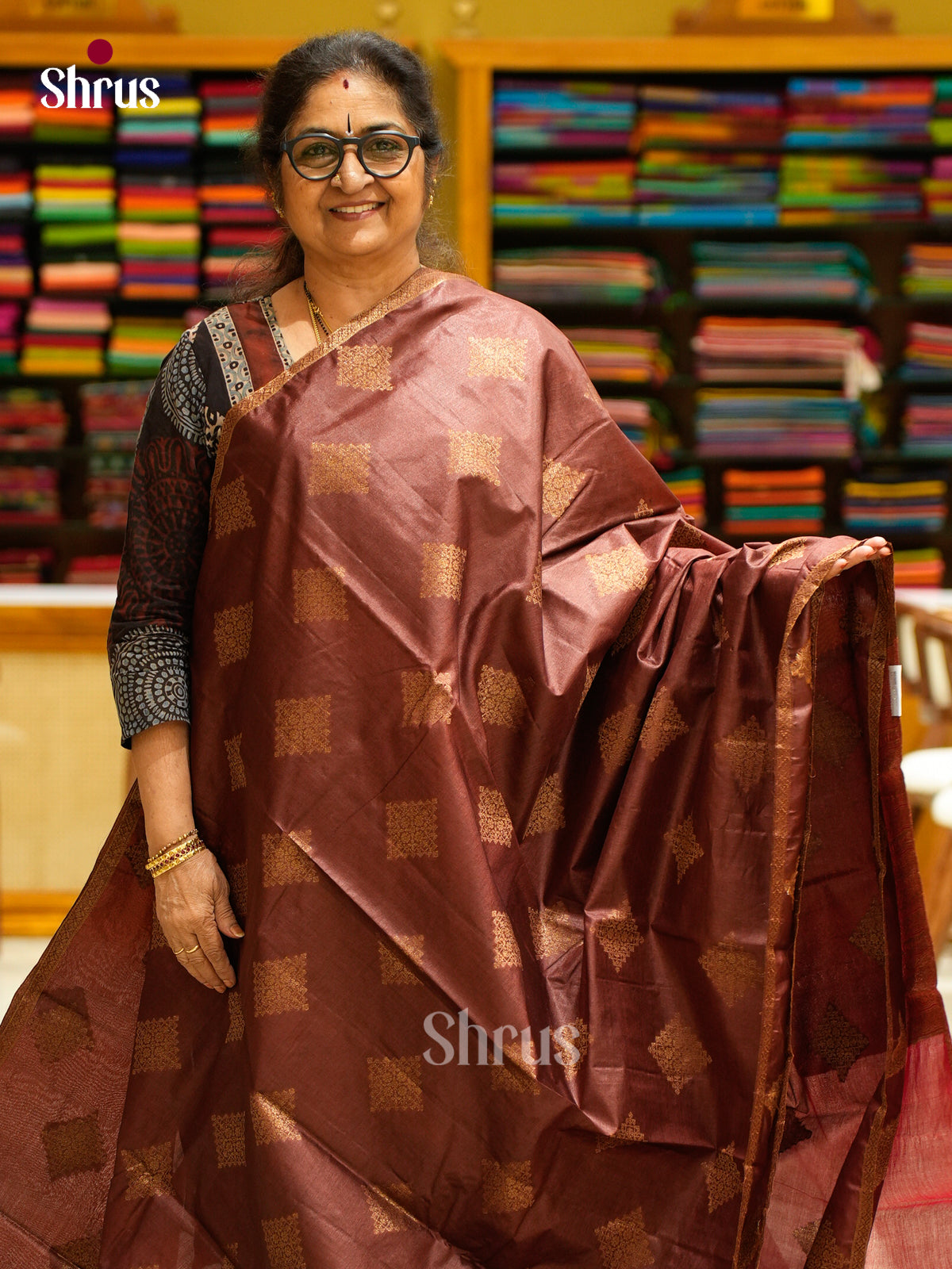 Tussar Saree - EES30322 - Shop on Shrus.com