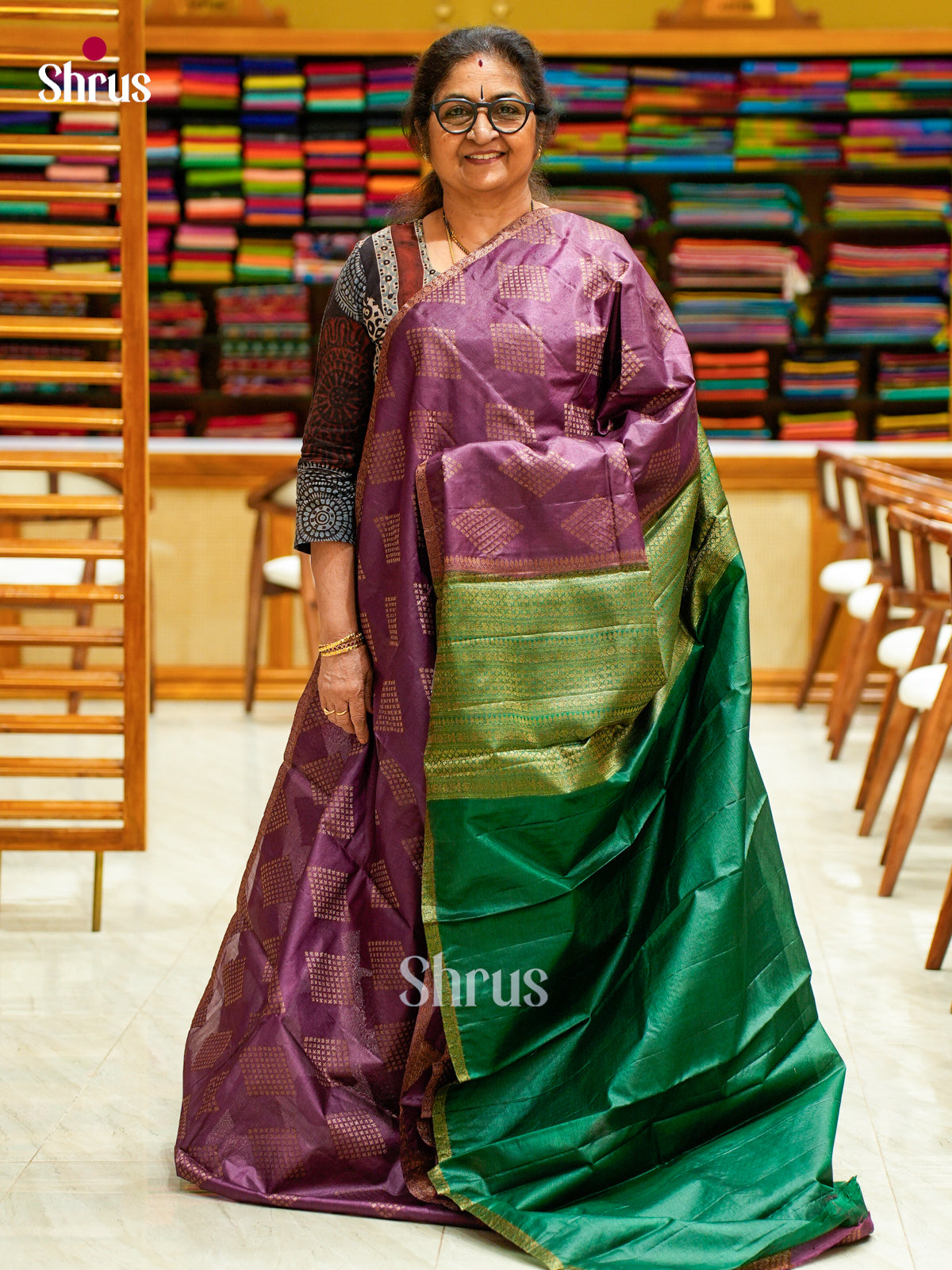 Tussar Saree - EES30330 - Shop on Shrus.com