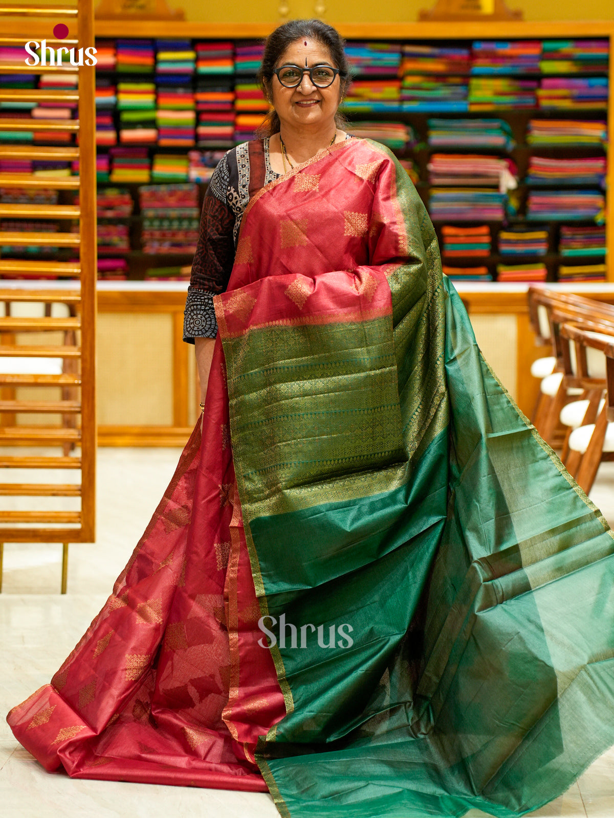 Tussar Saree - EES30331 - Shop on Shrus.com
