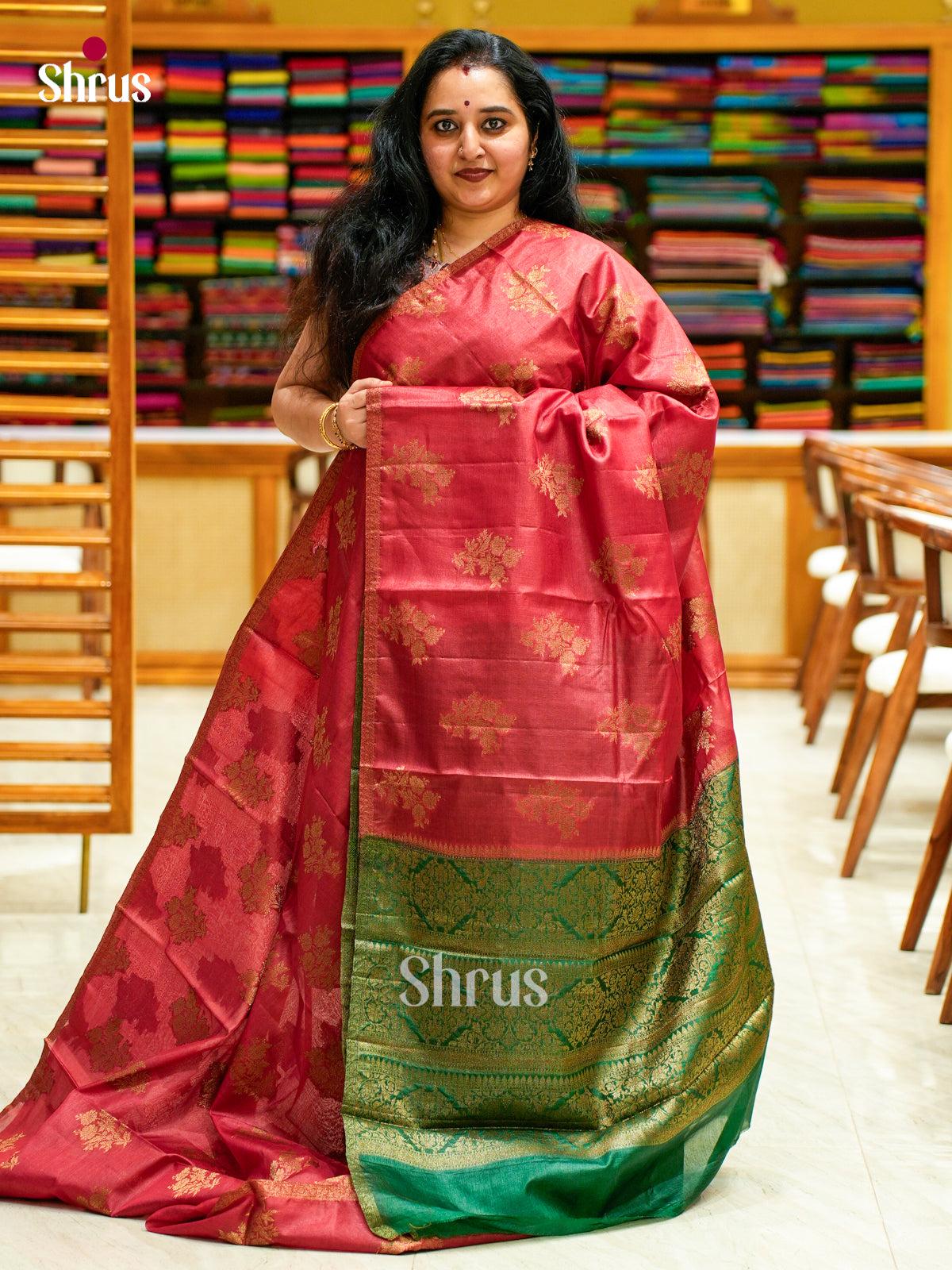 Tussar Saree - EES30337 - Shop on Shrus.com