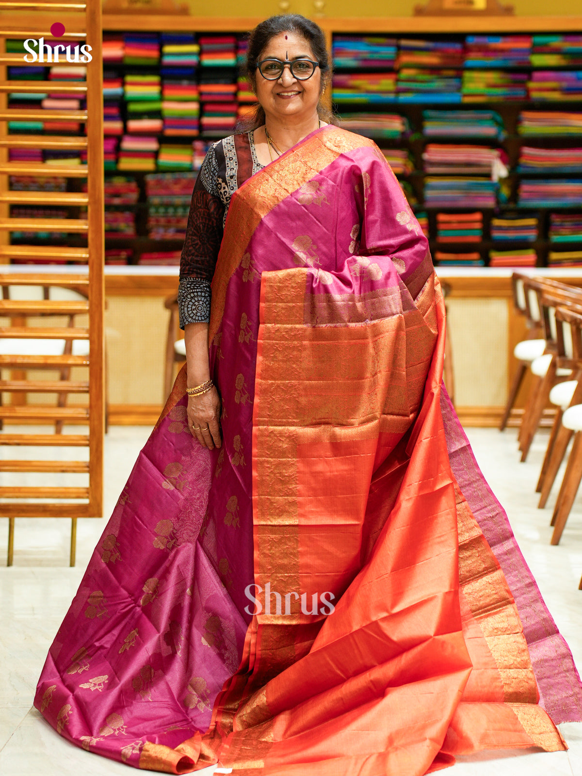 Tussar Saree - EES30340 - Shop on Shrus.com