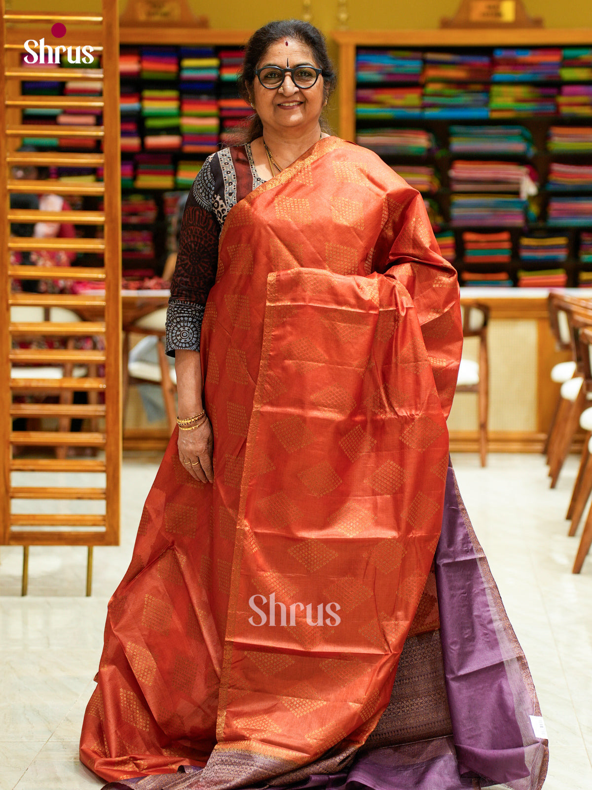 Tussar Saree - EES30350 - Shop on Shrus.com