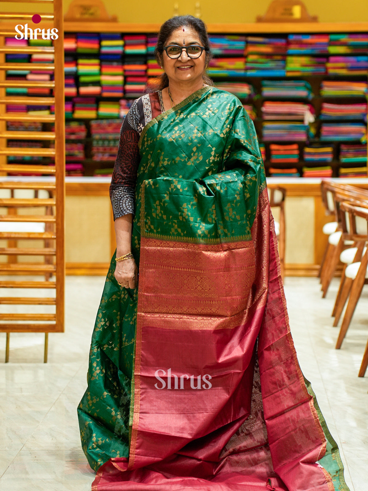 Tussar Saree - EES30358 - Shop on Shrus.com