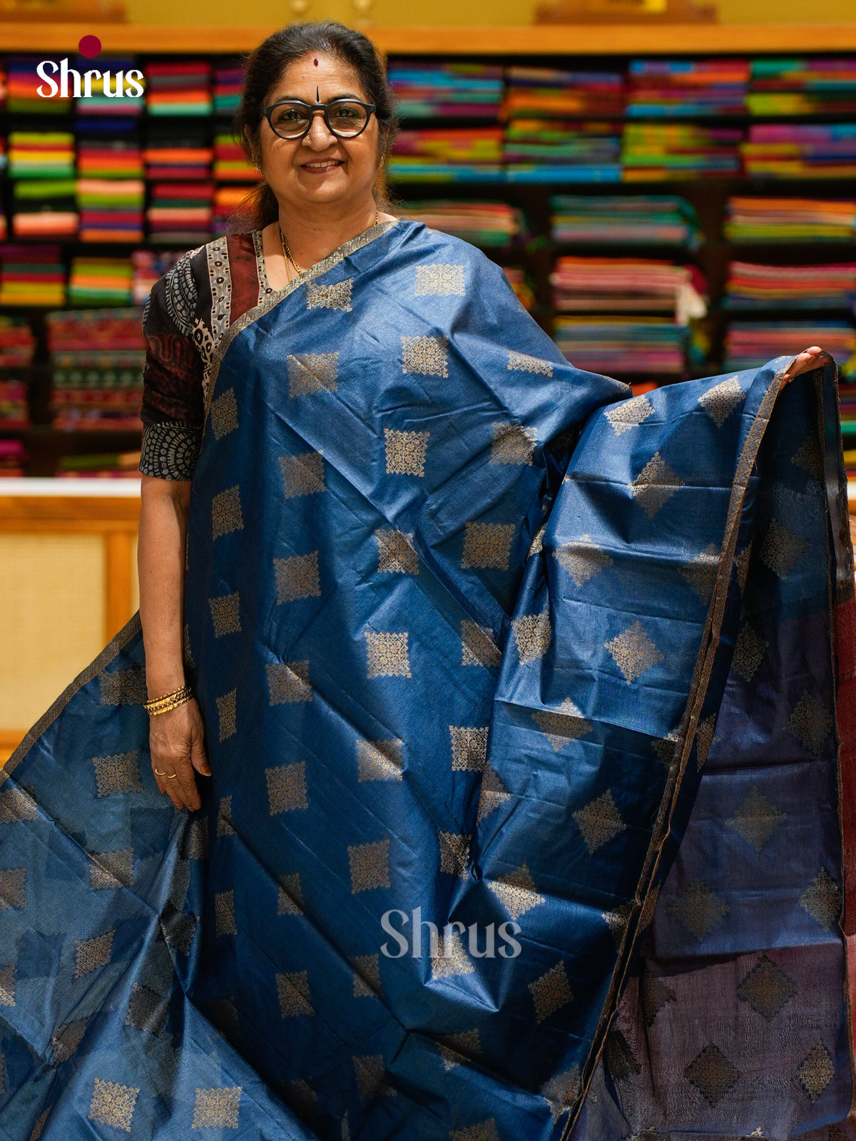 Tussar Saree - EES30361 - Shop on Shrus.com