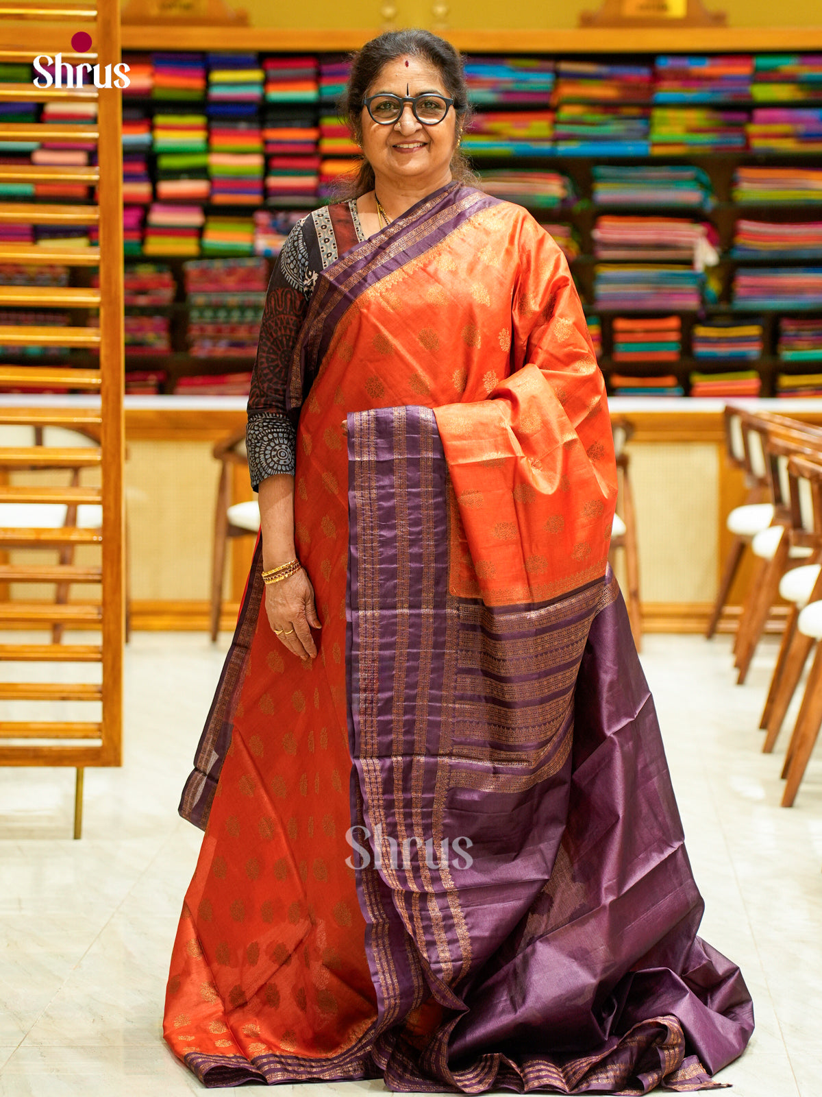 Tussar Saree - EES30363 - Shop on Shrus.com