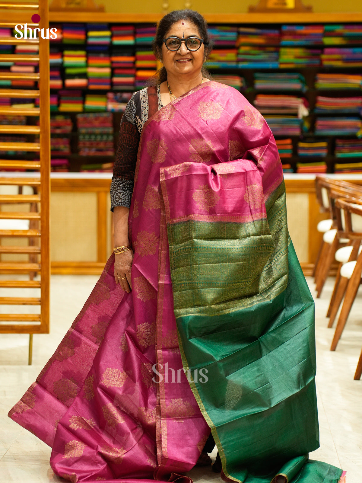 Tussar Saree - EES30366 - Shop on Shrus.com