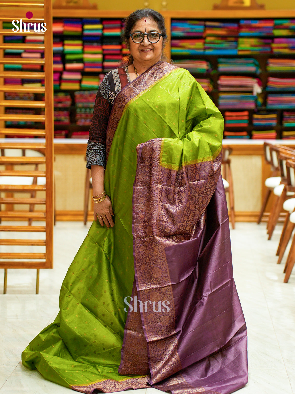 Tussar Saree - EES30369 - Shop on Shrus.com