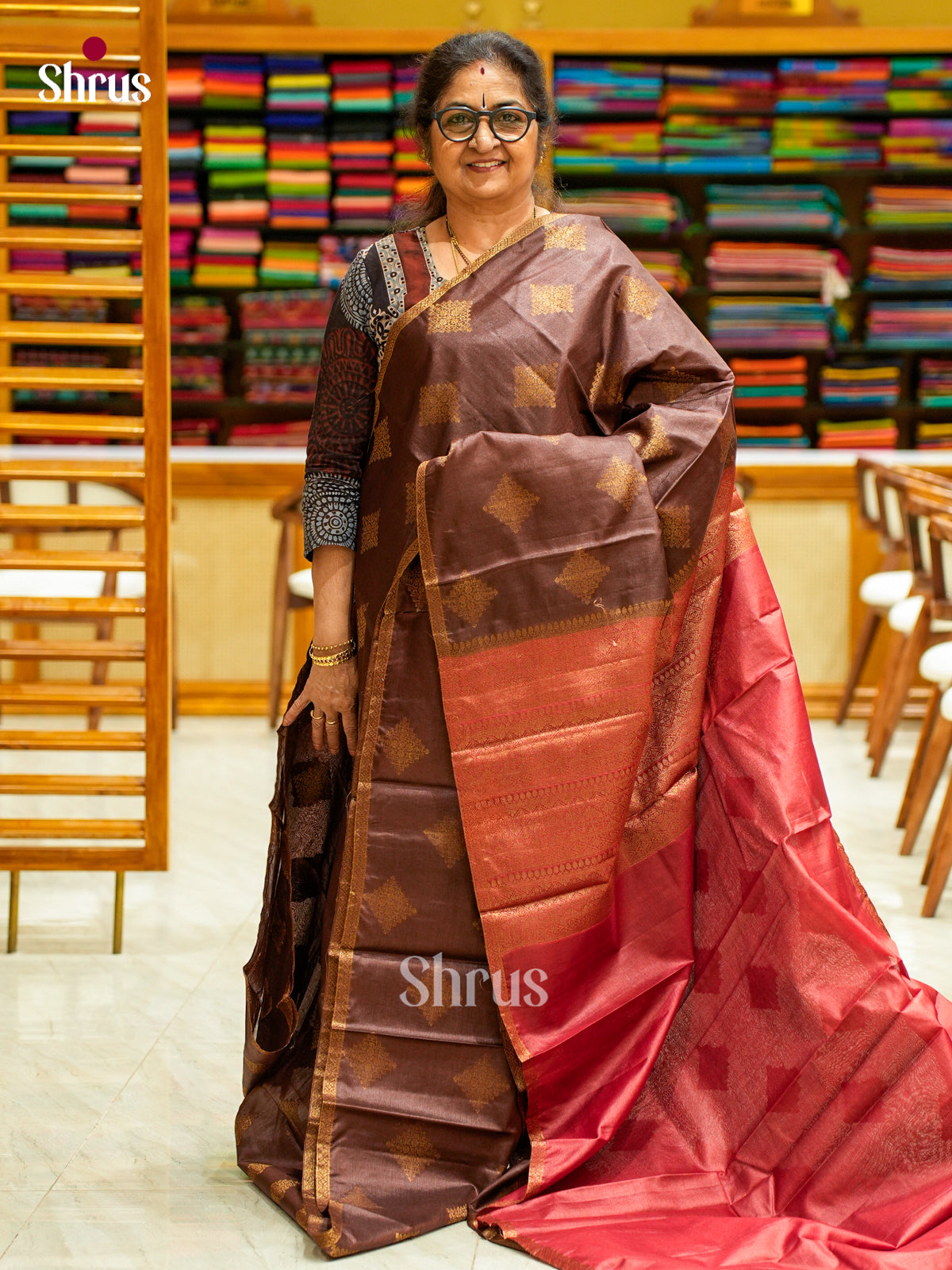 Tussar Saree - EES30372 - Shop on Shrus.com