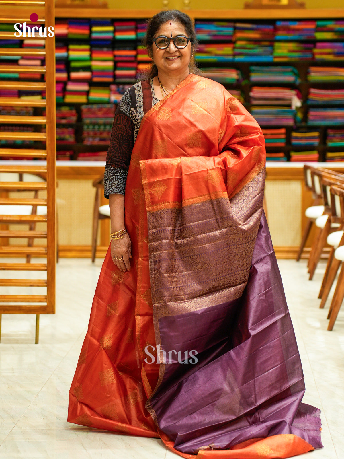 Tussar Saree - EES30389 - Shop on Shrus.com