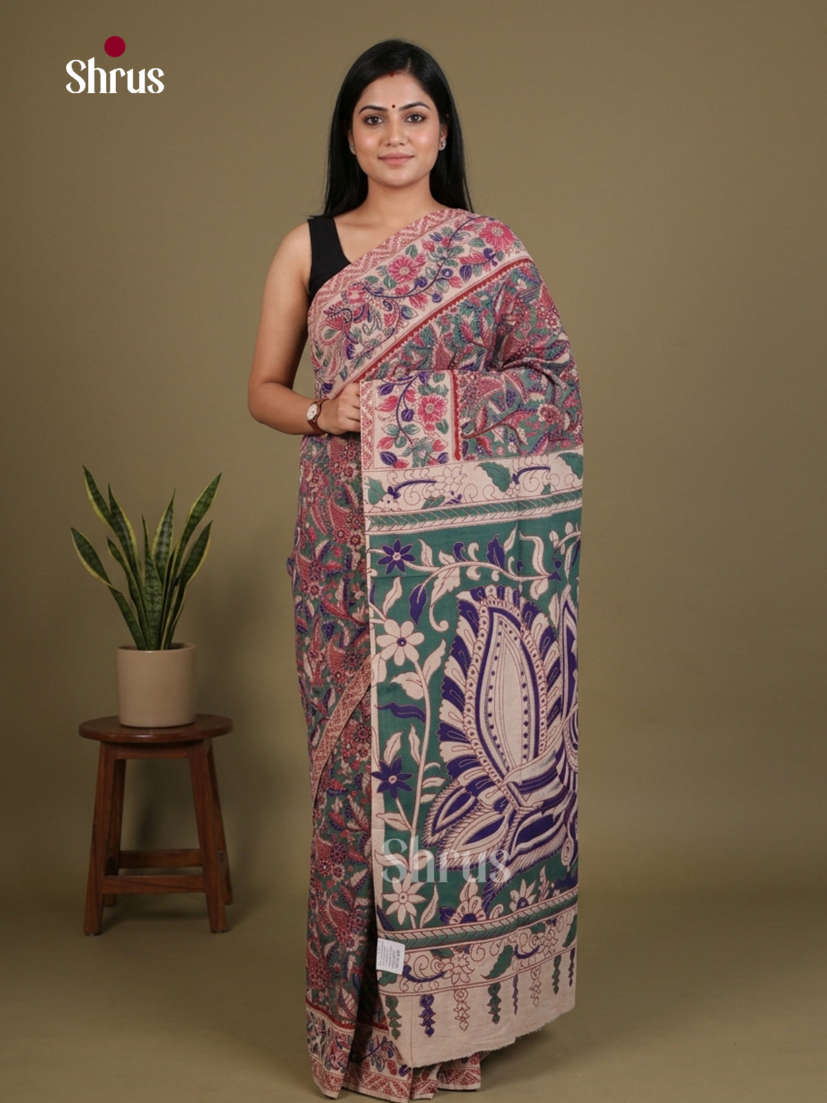 kalamkari-cotton Saree - EES30437