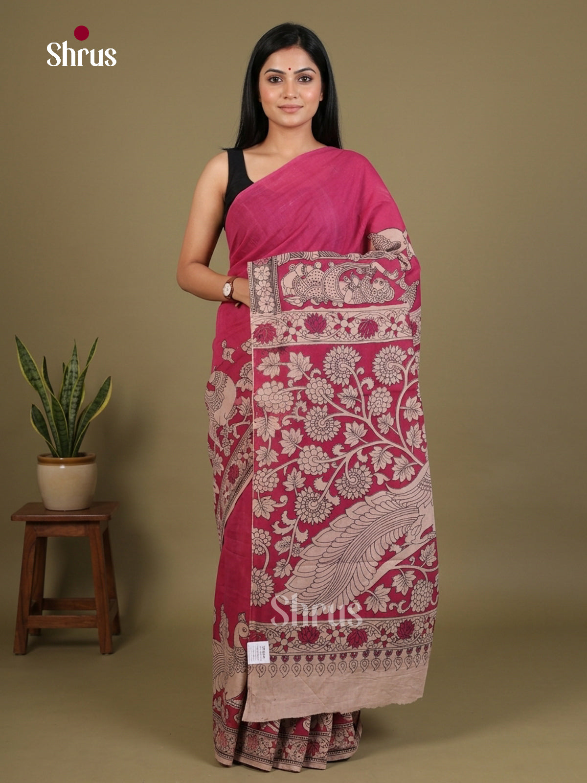 kalamkari-cotton Saree - EES30452