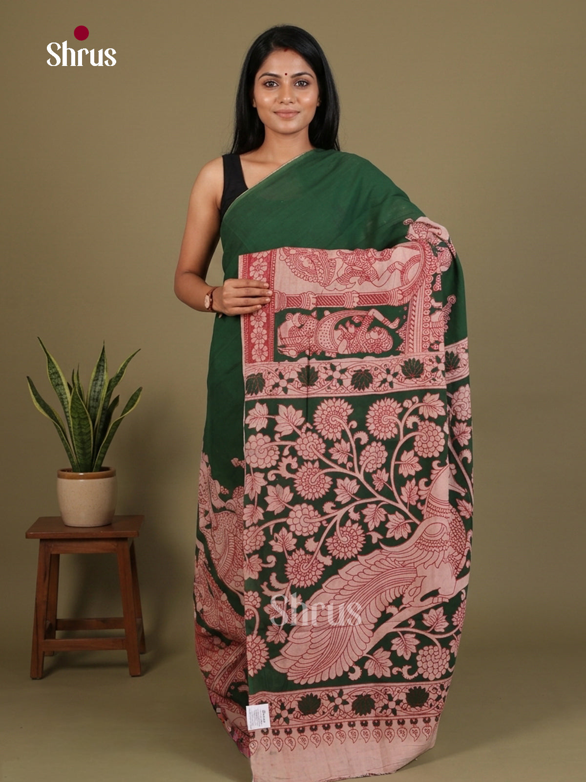 kalamkari-cotton Saree - EES30457
