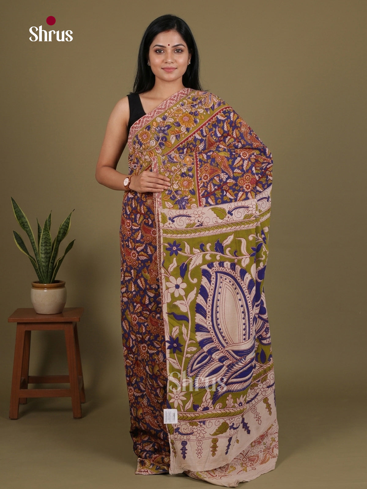 kalamkari-cotton Saree - EES30458
