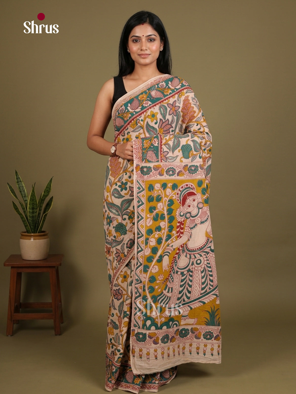 kalamkari-cotton Saree - EES30462