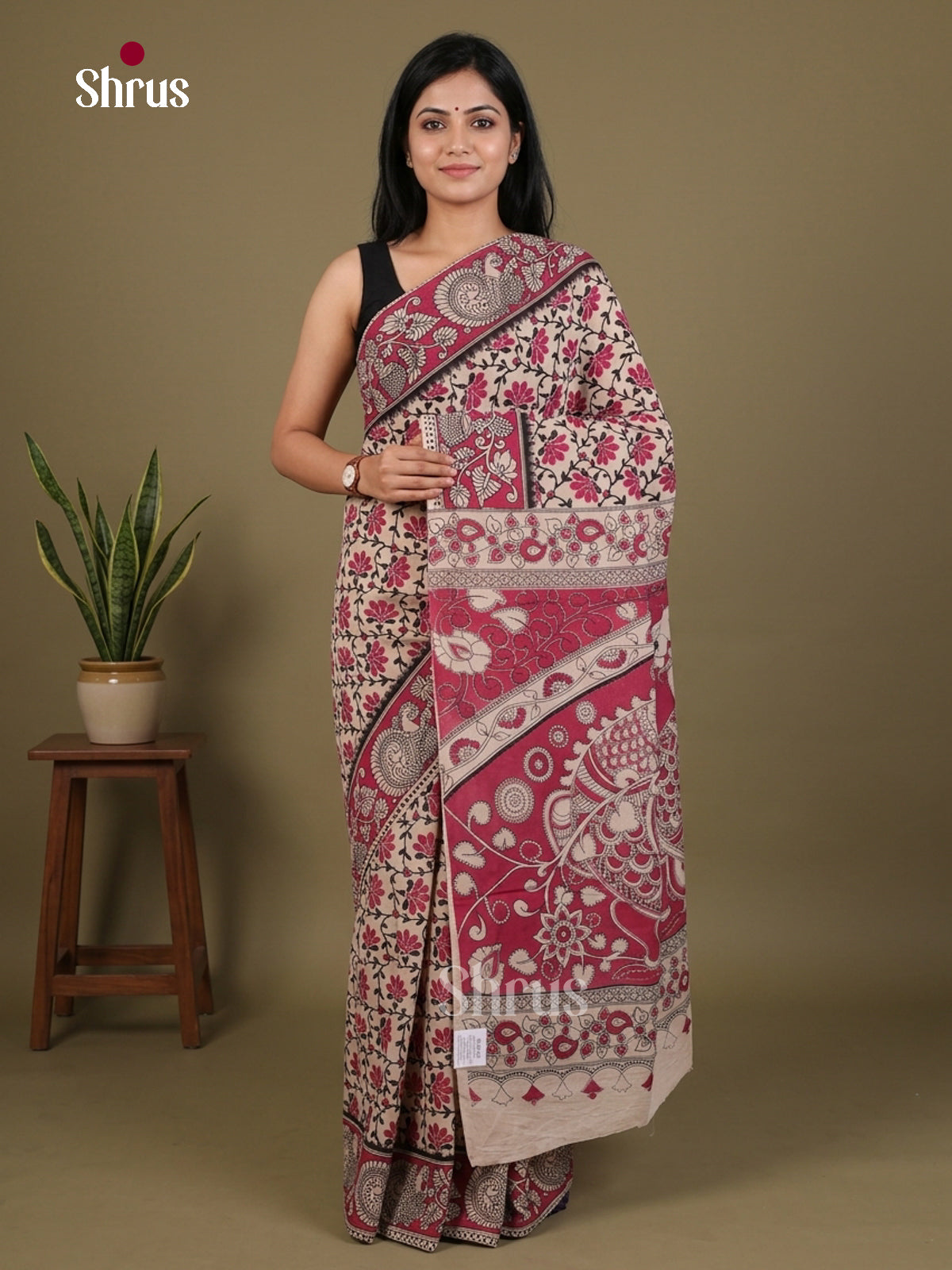 kalamkari-cotton Saree - EES30466