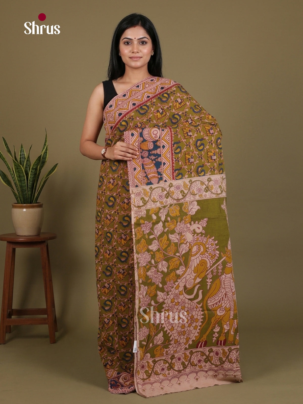 kalamkari-cotton Saree - EES30470