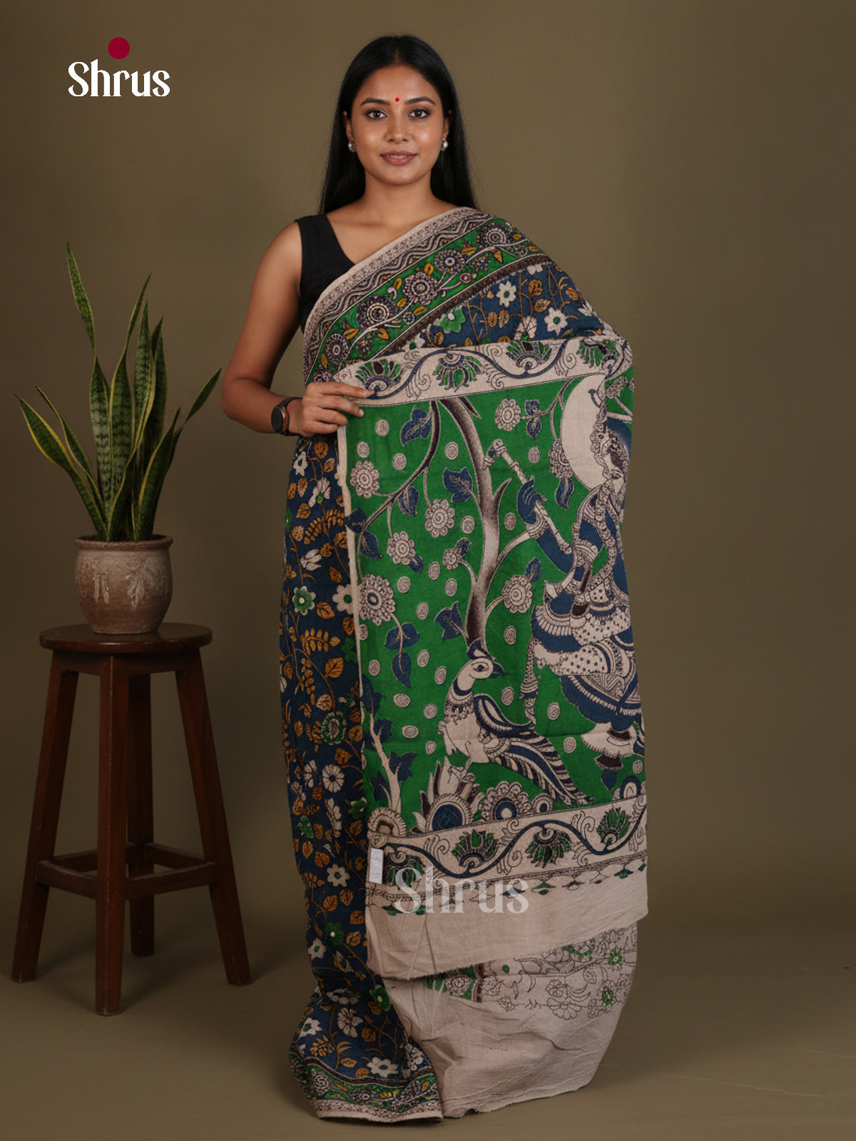 kalamkari-cotton Saree - EES30479