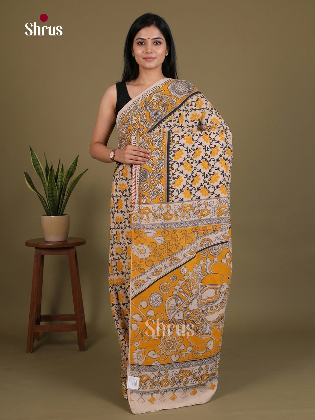 kalamkari-cotton Saree - EES30480