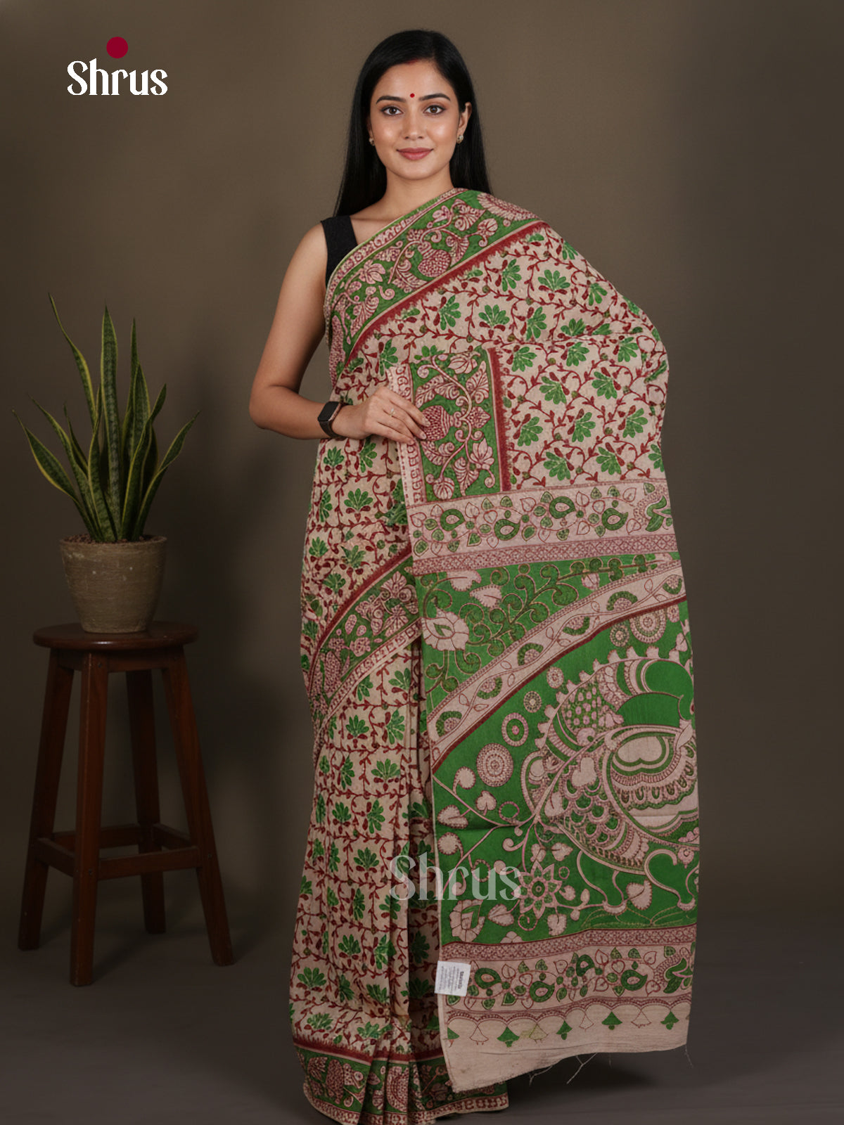 kalamkari-cotton Saree - EES30481