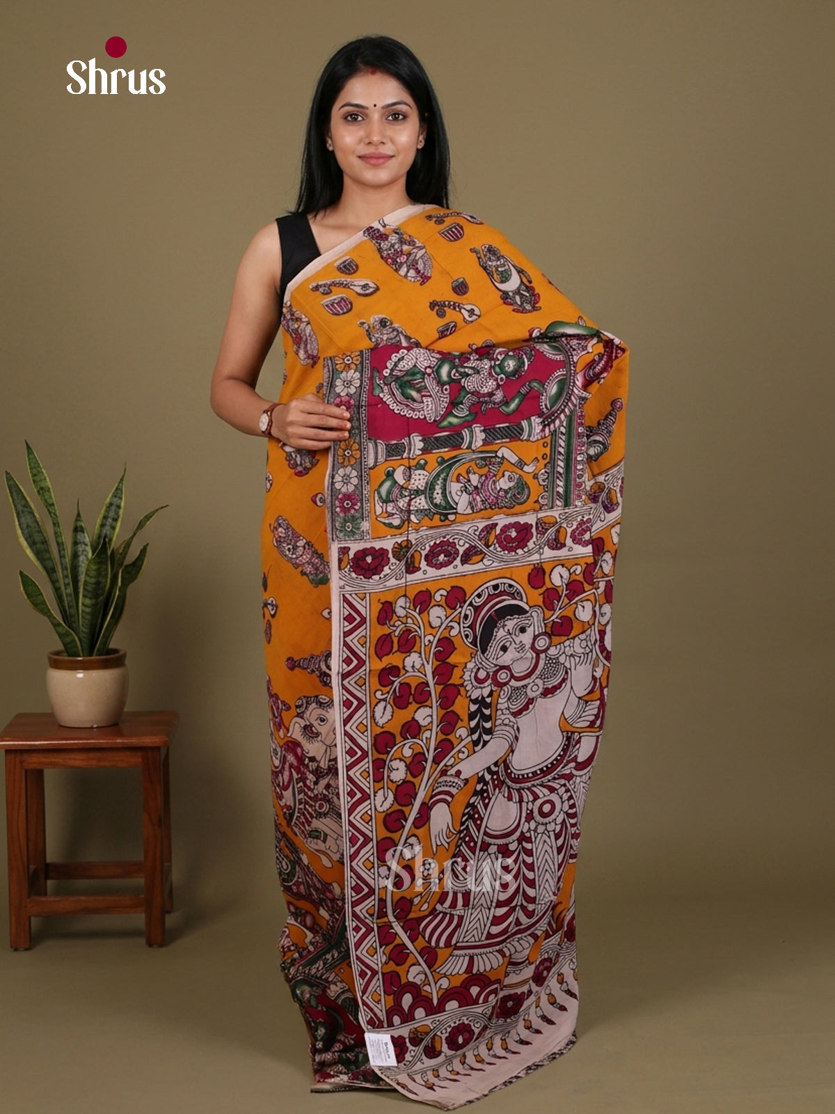 kalamkari-cotton Saree - EES30492