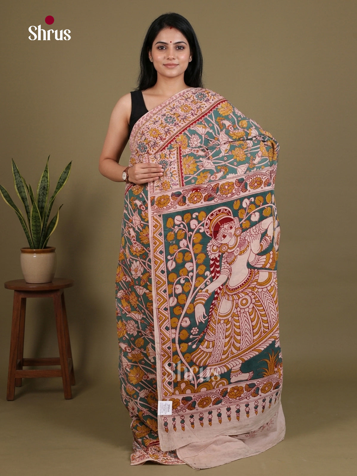 kalamkari-cotton Saree - EES30495