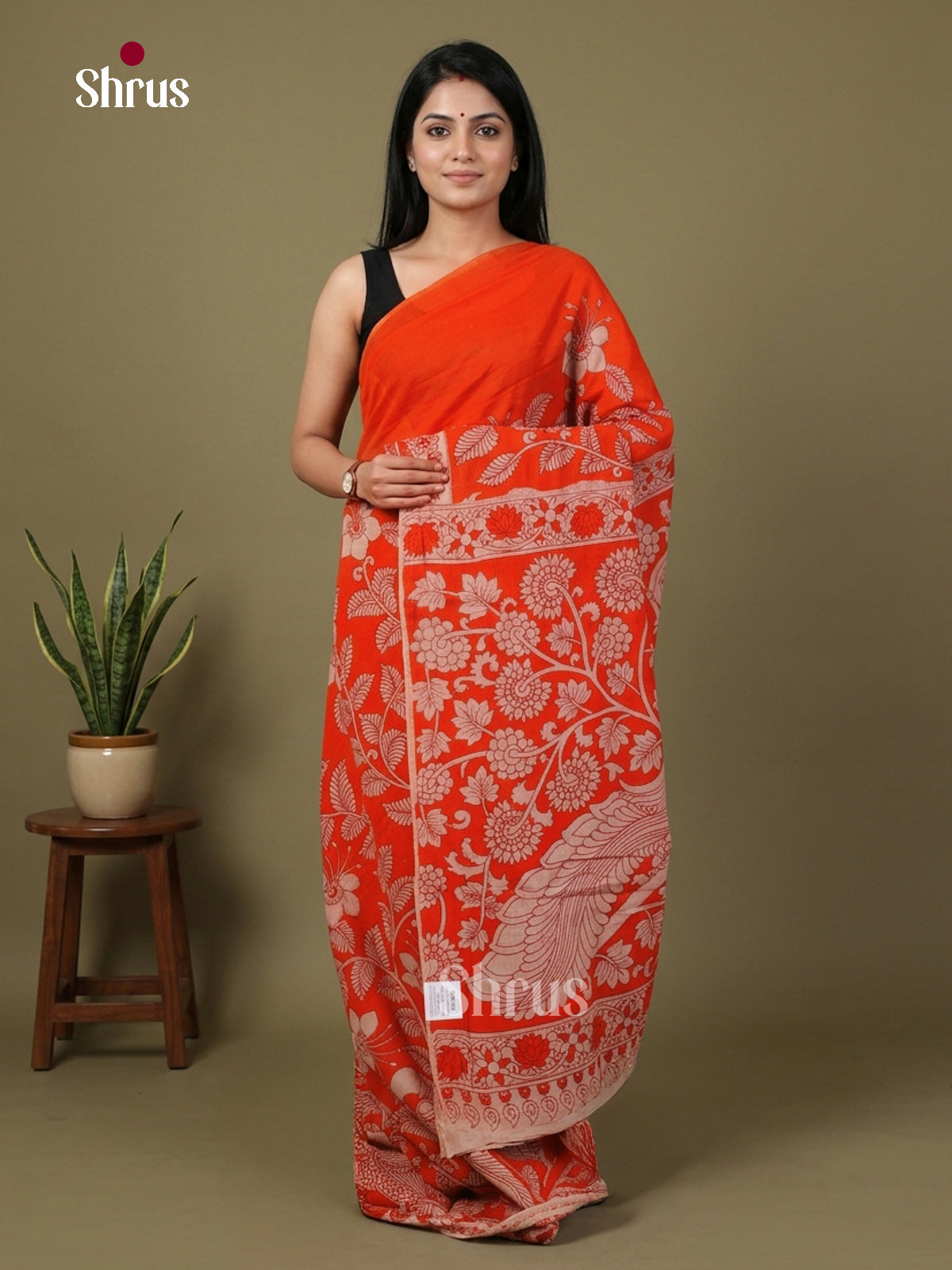 kalamkari-cotton Saree - EES30497