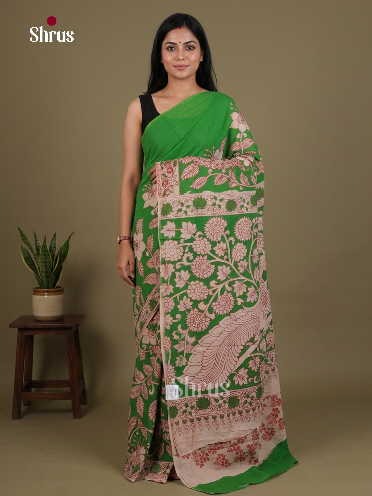 kalamkari-cotton Saree - EES30499