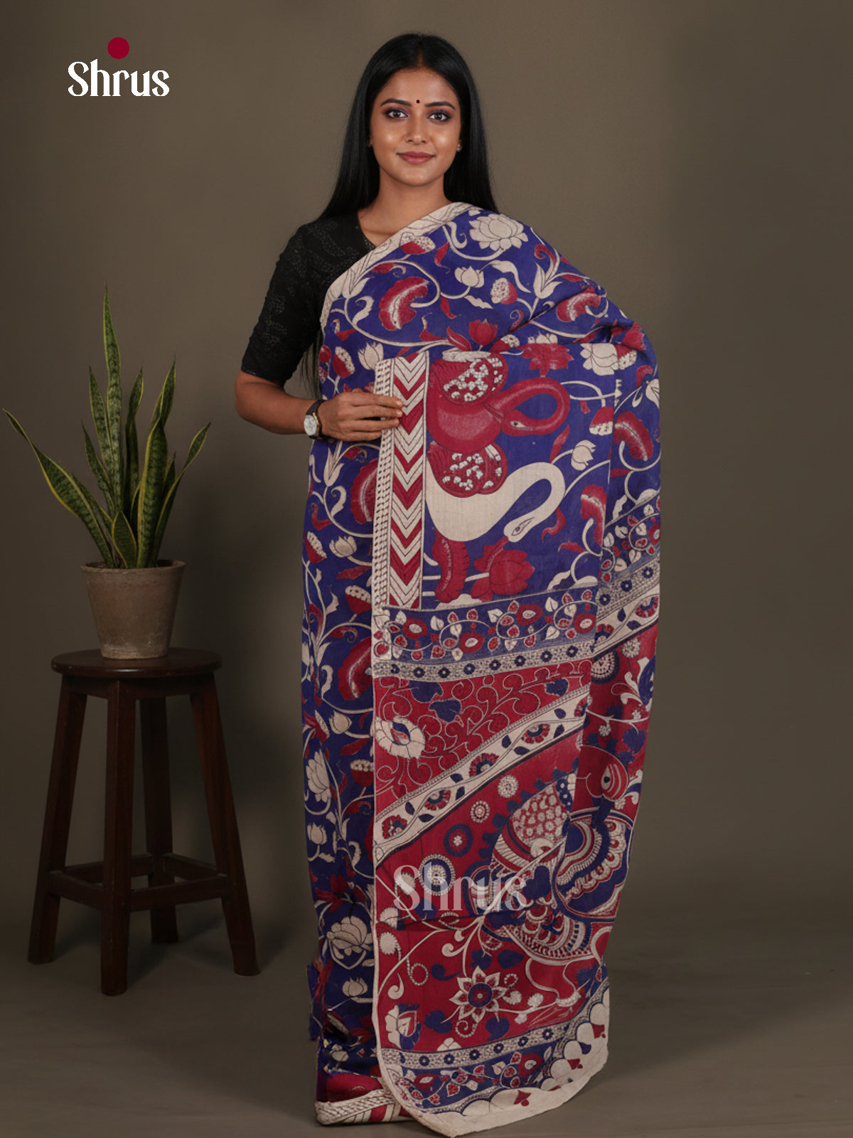 kalamkari-cotton Saree - EES30503