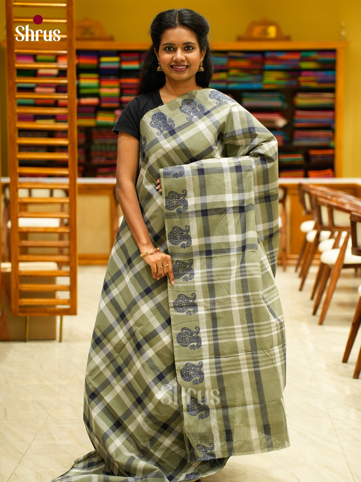 Chettinad Cotton Saree - EFS01001 - Shop on Shrus.com