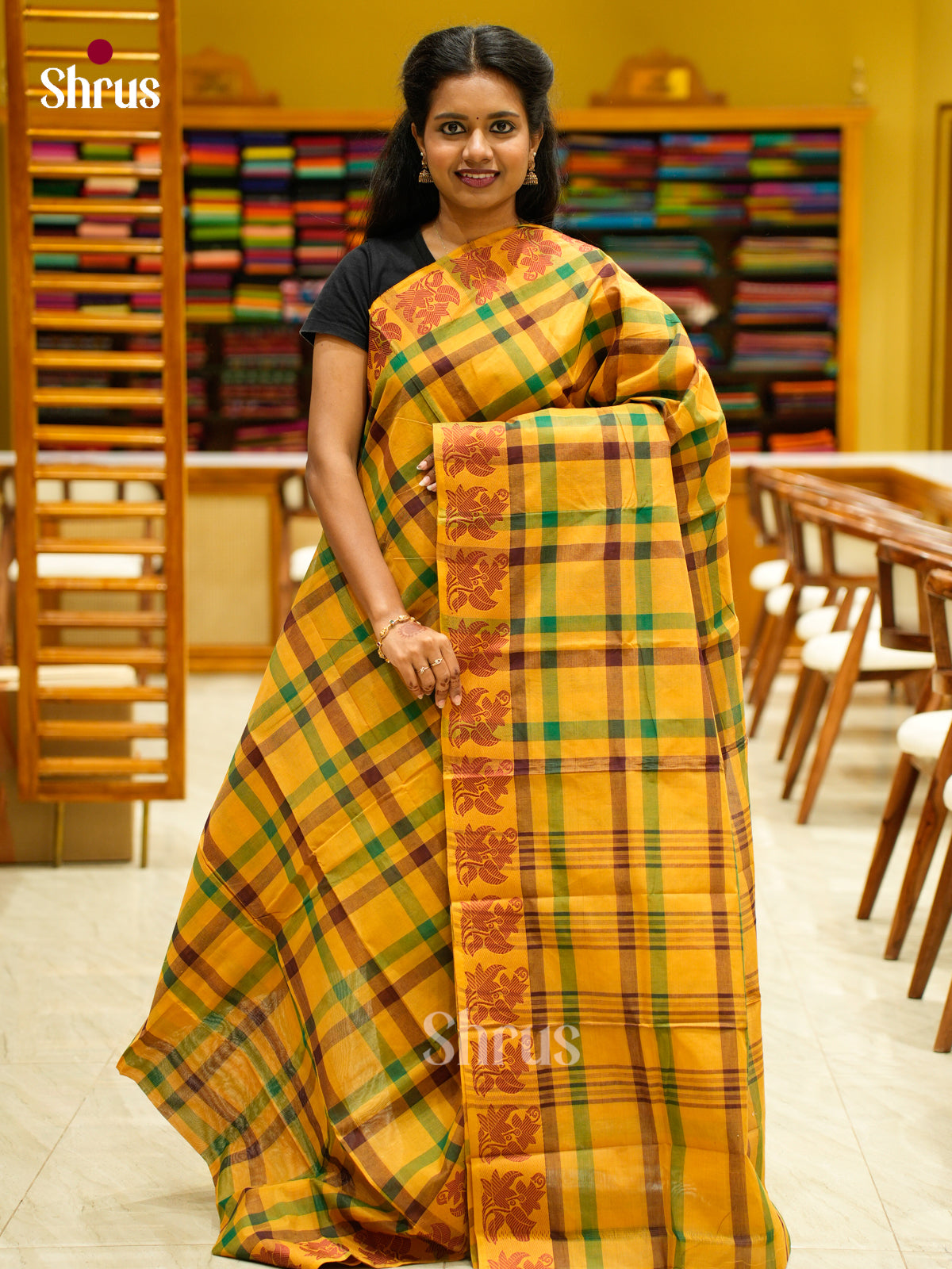 Chettinad Cotton Saree - EFS01003 - Shop on Shrus.com