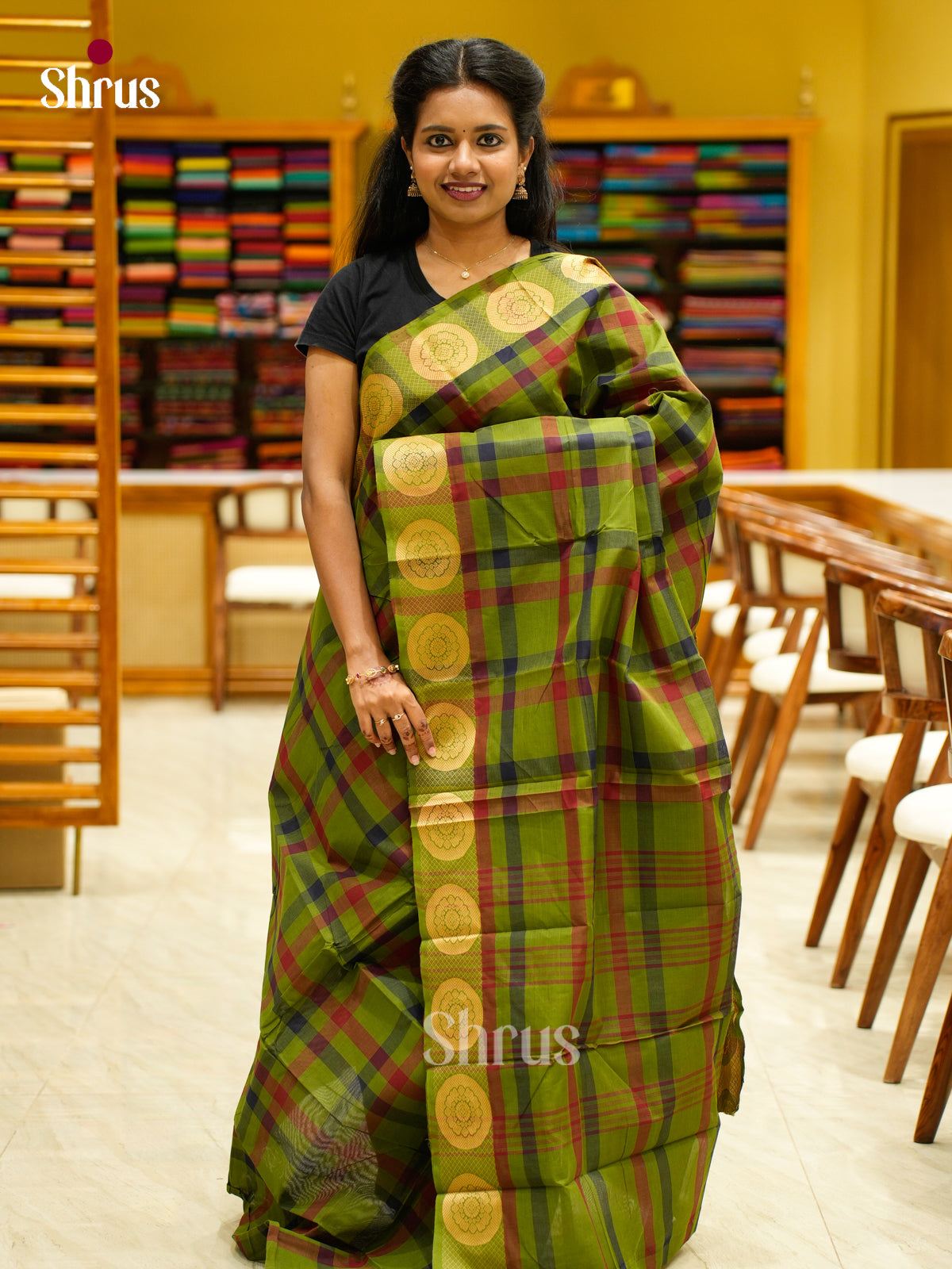 Chettinad Cotton Saree - EFS01008 - Shop on Shrus.com