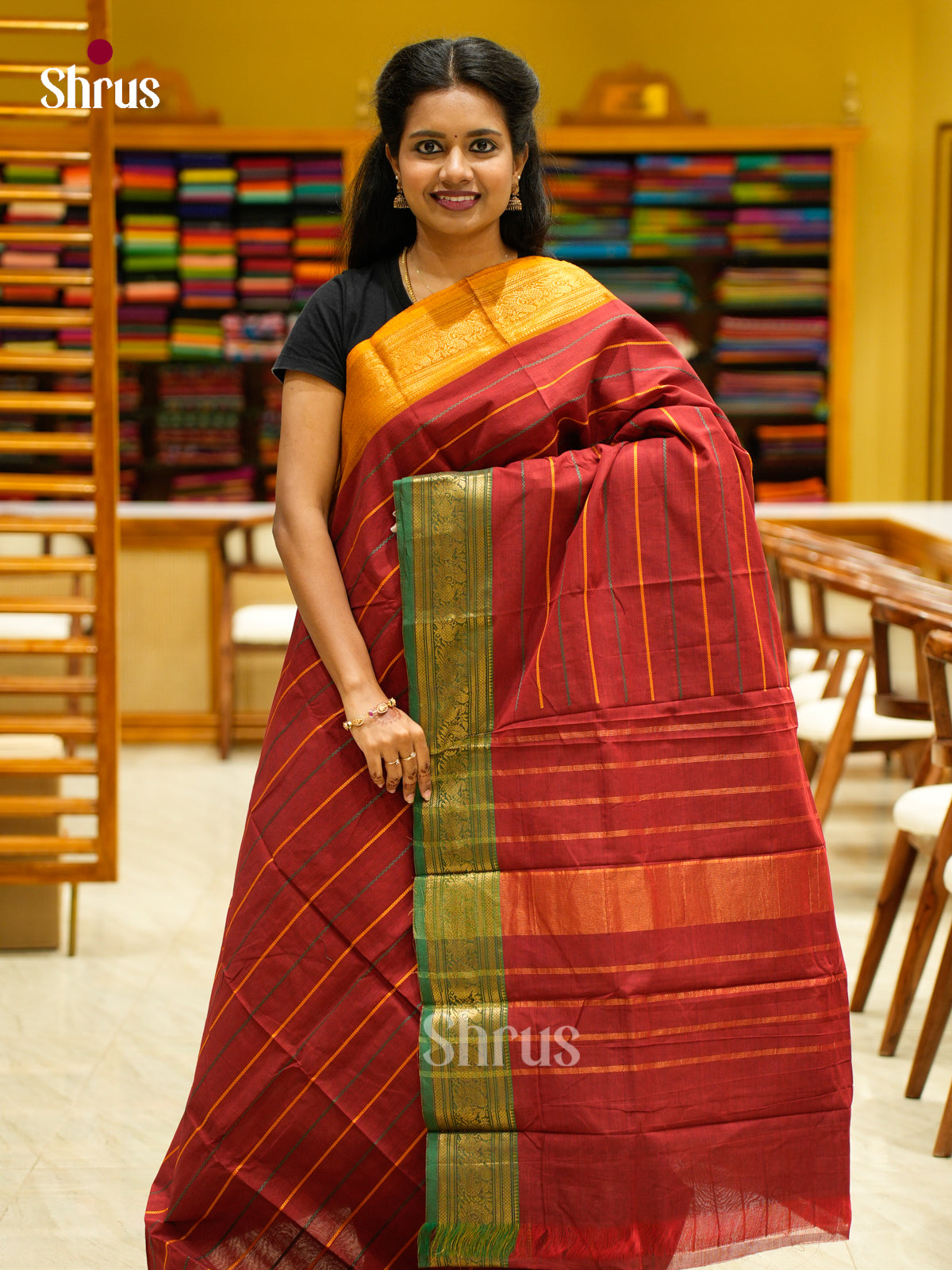 Chettinad Cotton Saree - EFS01009 - Shop on Shrus.com